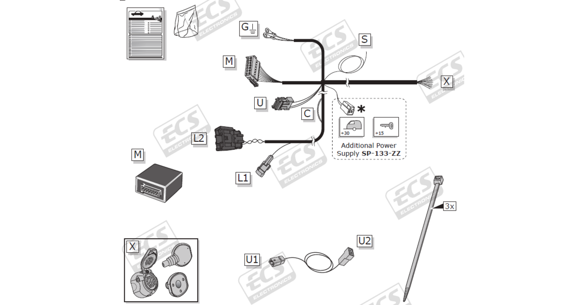 Set Faisceau Sp Cifique Peugeot Ii Broches Faisceau